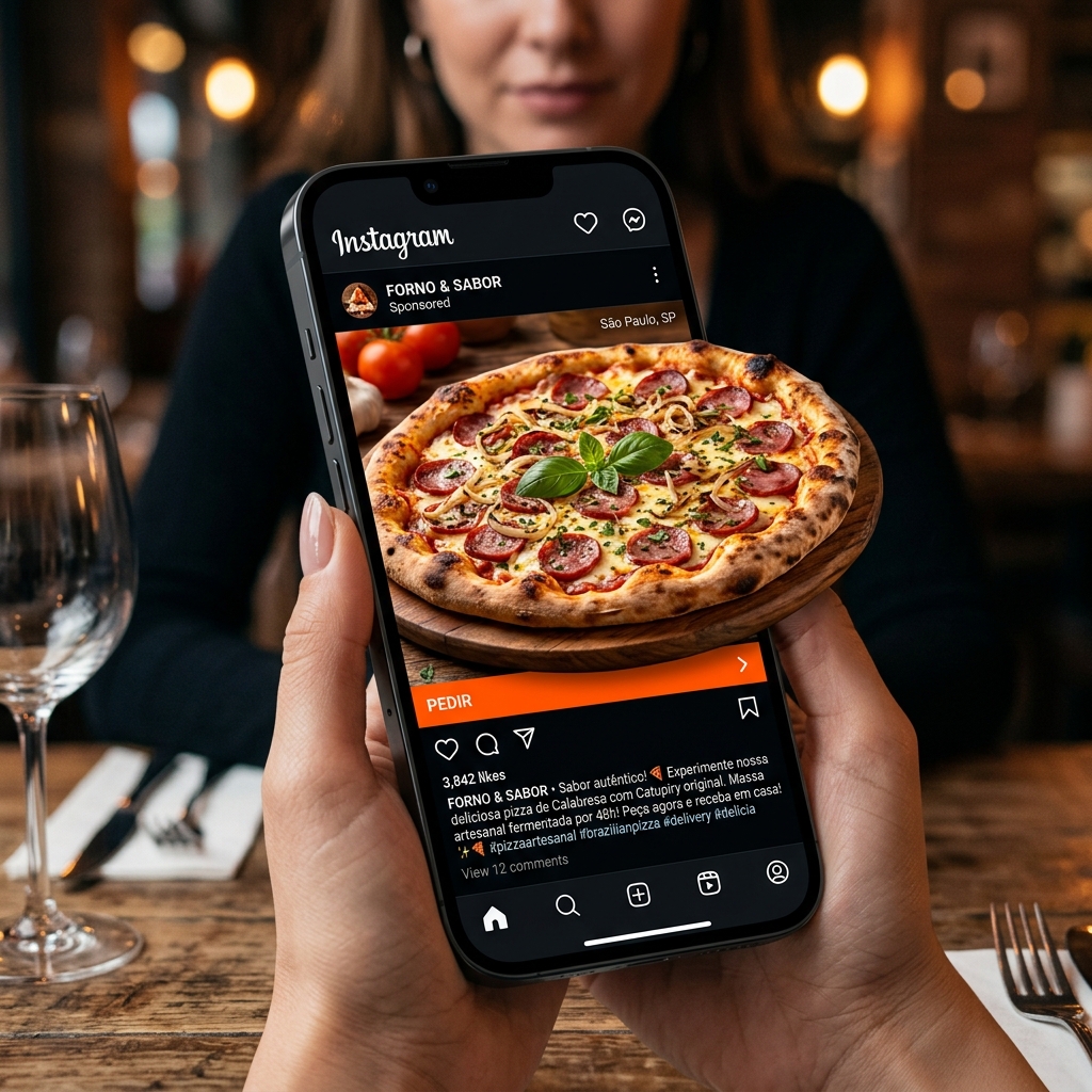 Anúncio no Feed do Celular